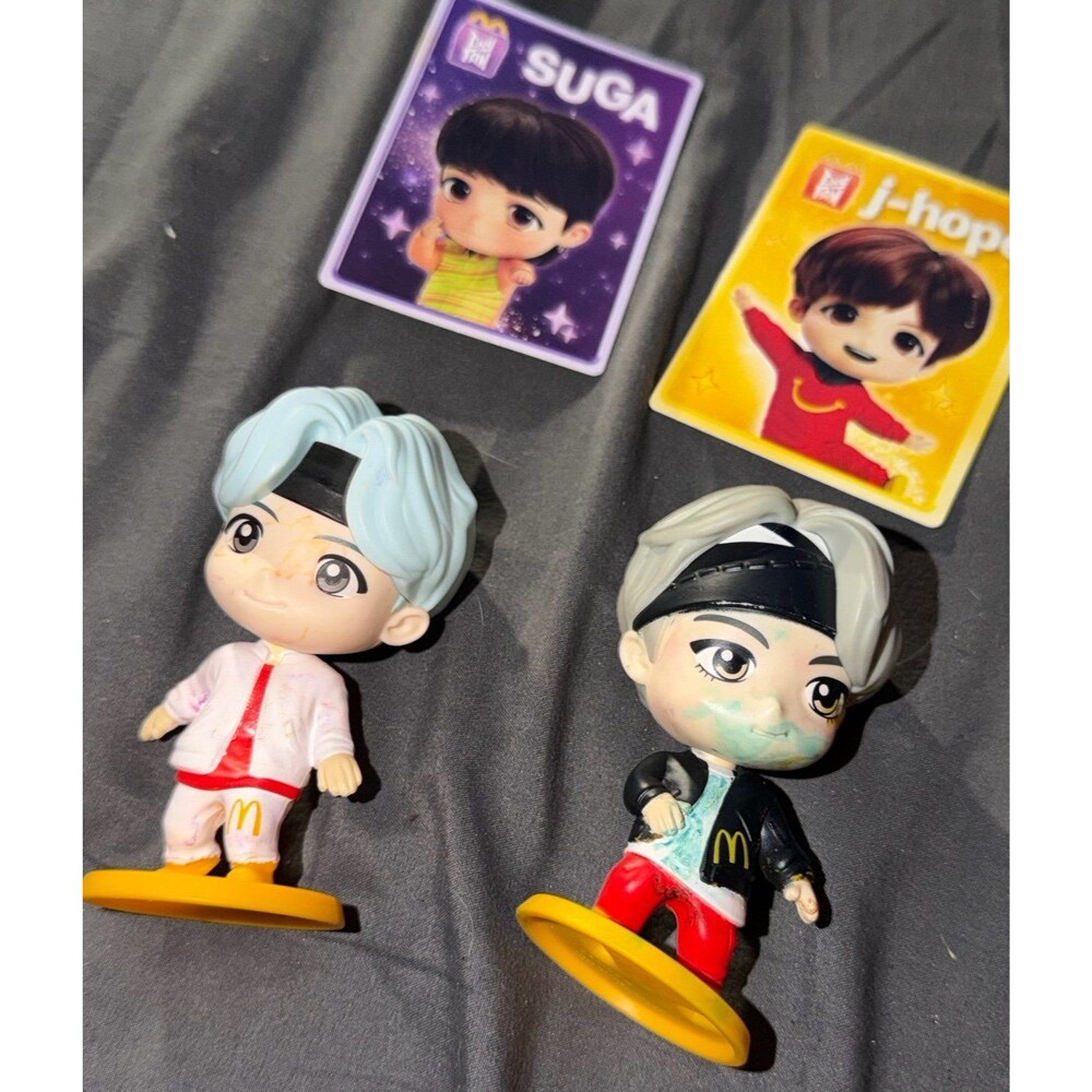 Set of 2 2025 McDonald’s TinyTAN x BTS Happy Meal